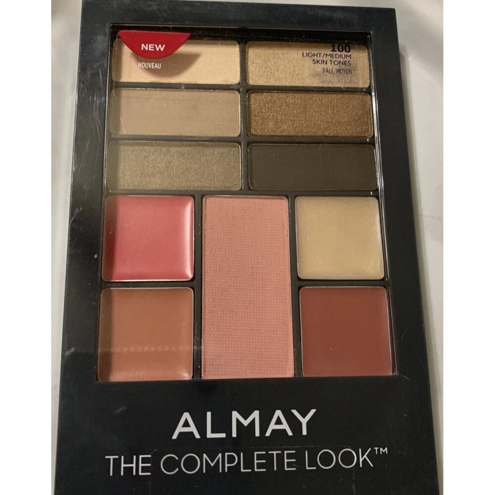 ALMAY #100 light/medium skin tones Face Makeup Palette Eyeshadow Blush Lip Color